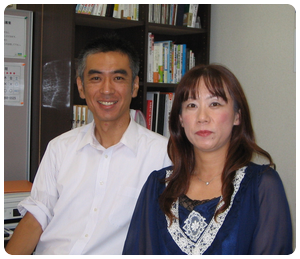 ぎっくり腰で来院された方との写真