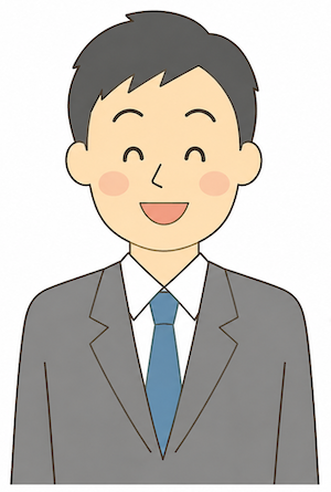 てんびんカイロについて喜びの声を書いてくださった男性イメージ