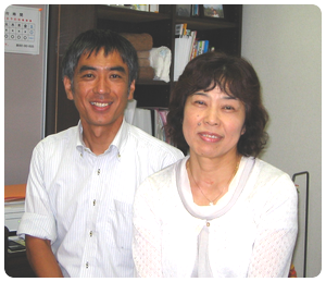 腰痛で通われていた方との写真